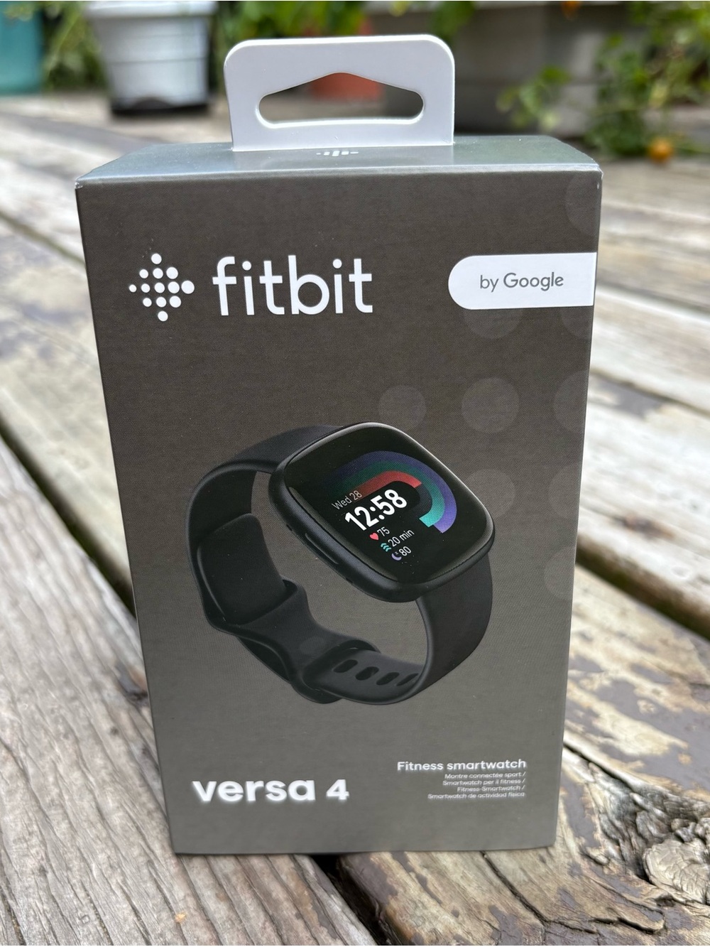 Fitbit Versa 4 Fitness Smartwatch - Black - New Unopened Box